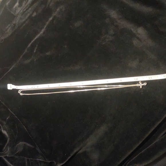 .925 Infinity Loop Cross Necklace .925 Sterling Silver 20" - Picture 5 of 8